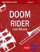Doom Rider Concert Band sheet music cover